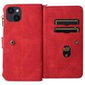 Bolsa Tipo Carteira Série Multiusos para iPhone 14 - Vermelho