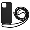 Capa de TPU Necklace Series para iPhone 12 Mini - Preto