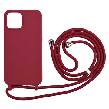 Capa de TPU Necklace Series para iPhone 12/12 Pro - Vermelho
