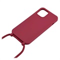 Capa de TPU Necklace Series para iPhone 12/12 Pro - Vermelho