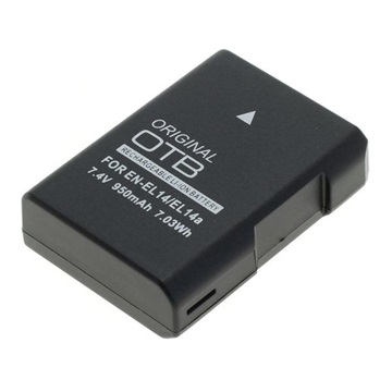 Bateria Nikon EN-EL14 - Df, D3300, D5300, D5500 - 950mAh