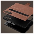 Bolsa Revestida Nillkin Aoge para Samsung Galaxy Z Fold3 5G - Braun