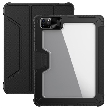 Capa Smart Folio Nillkin Bumper para iPad Air 11 (2024)/iPad Pro 11 2022/2021/2020/iPad Air 2022/2020 - Preto / Transparente