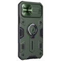 Capa Híbrida Nillkin CamShield Armor para iPhone 12/12 Pro - Verde