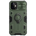 Capa Híbrida Nillkin CamShield Armor para iPhone 12 Mini - Verde