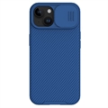 Capa Híbrida Nillkin CamShield Pro para iPhone 15 Plus - Azul