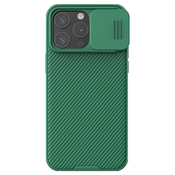 Capa Híbrida Nillkin CamShield Pro para iPhone 15 Pro Max - Verde