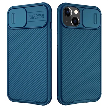 Capa Híbrida Nillkin CamShield Pro para iPhone 13 - Azul