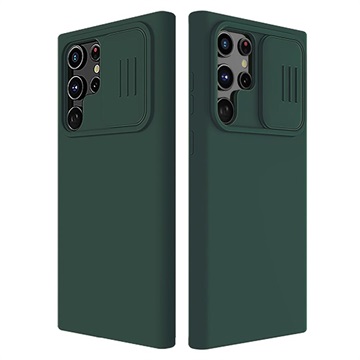 Capa Híbrida Nillkin CamShiled Silky para Samsung Galaxy S22 Ultra 5G - Verde