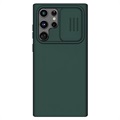 Capa Híbrida Nillkin CamShiled Silky para Samsung Galaxy S22 Ultra 5G - Verde