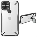 Capa Híbrida Nillkin Cyclops para iPhone 12/12 Pro - Preto / Transparente