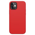 Capa de Silicione Líquido Nillkin Flex Pure iPhone 12 Mini - Vermelho