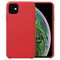 Capa de Silicone Líquido Nillkin Flex Pure para iPhone 11 (Embalagem aberta - Excelente) - Vermelho