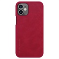 Capa Dobrável Nillkin Qin para iPhone 12 Mini - Vermelho