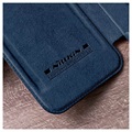 Bolsa tipo Flip Nillkin Qin Pro para iPhone 13 Pro - Azul