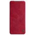 Bolsa Tipo Flip Nillkin Qin para Samsung Galaxy A13 5G – Vermelho