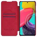 Bolsa Tipo Flip Nillkin Qin para Samsung Galaxy M53 - Vermelho