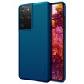 Capa Nillkin Super Frosted Shield para Samsung Galaxy S21 Ultra 5G - Azul