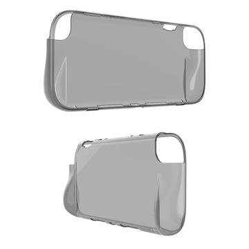 Capa TPU à prova de choque para a Nintendo Switch 2 - Preto translúcido