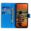 Bolsa Tipo Carteira com Fecho Magnético para Nokia C2 2nd Edition - Azul