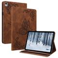 Capa Folio para Nokia T21 Butterfly Series - Castanho