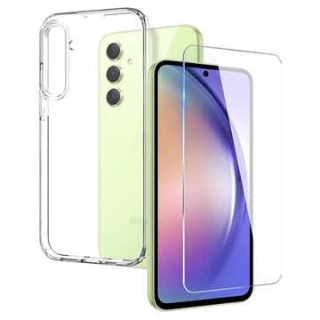 Conjunto de Proteção 2-em-1 Northjo para Samsung Galaxy A54 5G - Transparente