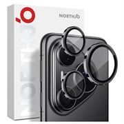 Conjunto de proteção da lente da câmara Huawei Pura 80 Pro/80 Pro+ Northjo - Preto