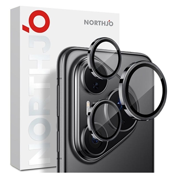 Conjunto de proteção da lente da câmara Huawei Pura 80 Pro/80 Pro+ Northjo - Preto