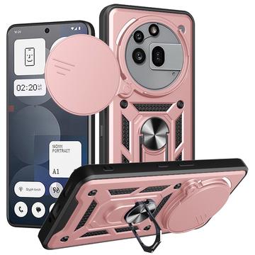 Capa Híbrida de Anel Rotativo com Proteção de Câmera para Nothing Phone (3a) Pro