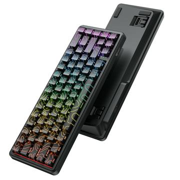 Teclado mecânico com fios ONIKUMA G67 Magnetic Axis com luz RGB - Preto / Colorido