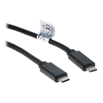 Cabo OTB Power Delivery USB-C 3.1 - 100W, 10Gbps, 1m - Preto
