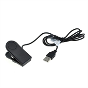 Cabo de carregamento USB OTB / Cabo de dados para Garmin Forerunner 230/235/630/735XT, Approach G10/S20, vivomove HR - 1m - Preto