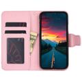 Bolsa Tipo Carteira com Fecho Magnético para OnePlus 10T - Cor-de-rosa