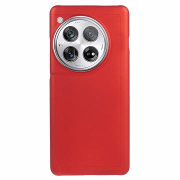 Capa Plastico com Borracha para OnePlus 12 - Vermelho