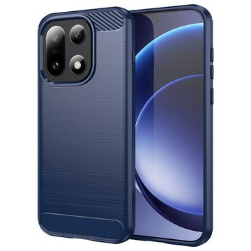 Capa de TPU Escovado para OnePlus 15 - Fibra de Carbono