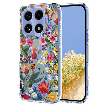 Capa em TPU com padrão floral para OnePlus 15 - Lírios