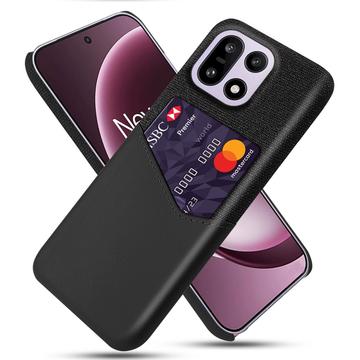 Capa com Porta-Cartões KSQ para OnePlus 15 - Preto