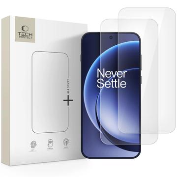 Protetor de ecrã de vidro temperado OnePlus 15 Tech-Protect Glass Fit+ - 2 unid. - Transparente