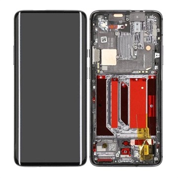 Estrutura para a Parte Frontal e Ecrã LCD 2011100059 para OnePlus 7 Pro - Mirror Grey