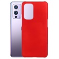 Capa Dura de Borracha para OnePlus 9 - Vermelho