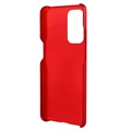 Capa Dura de Borracha para OnePlus 9 - Vermelho