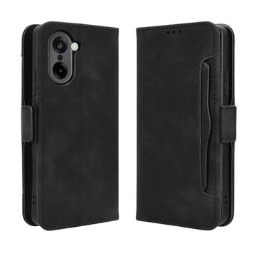 Capa para carteira para OnePlus Ace 5 Racing/Nord CE5 - Preto