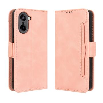 Capa para carteira para OnePlus Ace 5 Racing/Nord CE5 - Rosa