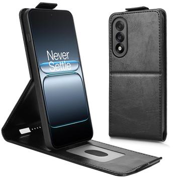 Capa flip vertical com suporte para OnePlus Ace 5 Ultra/Nord 5 - Preto