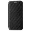 Bolsa Flip para OnePlus Nord 2 5G - Fibra de Carbono - Preto