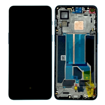 Estrutura para a Parte Frontal e Ecrã LCD 2011100359 para OnePlus Nord 2 5G - Azul