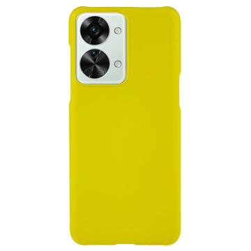 Capa de Plástico e Borracha para OnePlus Nord 2T - Amarelo