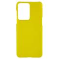 Capa de Plástico e Borracha para OnePlus Nord 2T - Amarelo