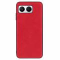 Capa Híbrida Revestida para OnePlus Nord 4 - Vermelho
