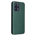 Bolsa Flip para OnePlus Nord CE 2 Lite 5G - Fibra de Carbono - Verde